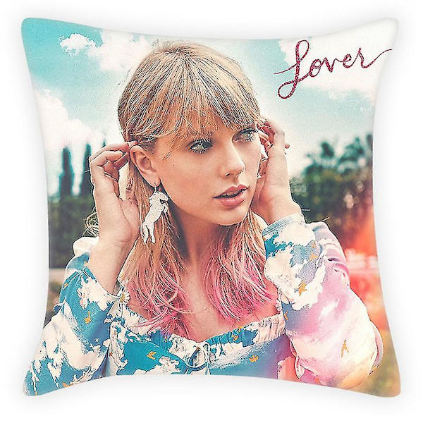 Taylor Swift Kvadratisk Kuddfodral Dekorationskudde Soffa Bil Hem Kontor 18x18 tum 2