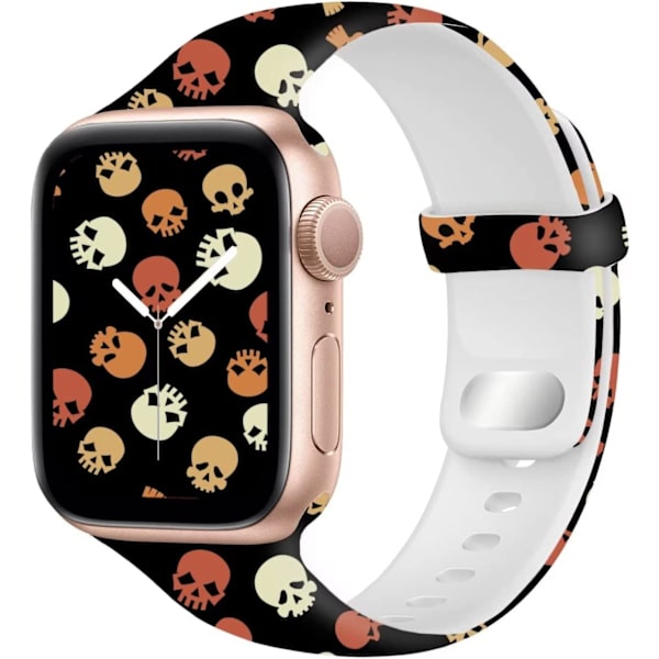 Kompatibel med Apple Watch-armband 42mm 44mm 79mm Skalle 42/44/45 mm
