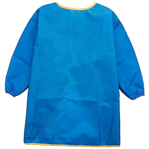 Barnmålningssmocka, barnförkläde, haklapp blå, S Navy blue S
