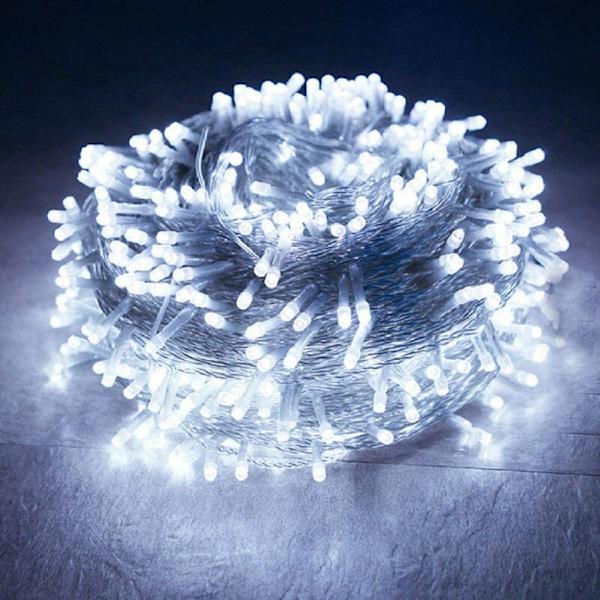 100M 1000 LED Julgran LED Blomma Lykta Utomhus Sagofest D