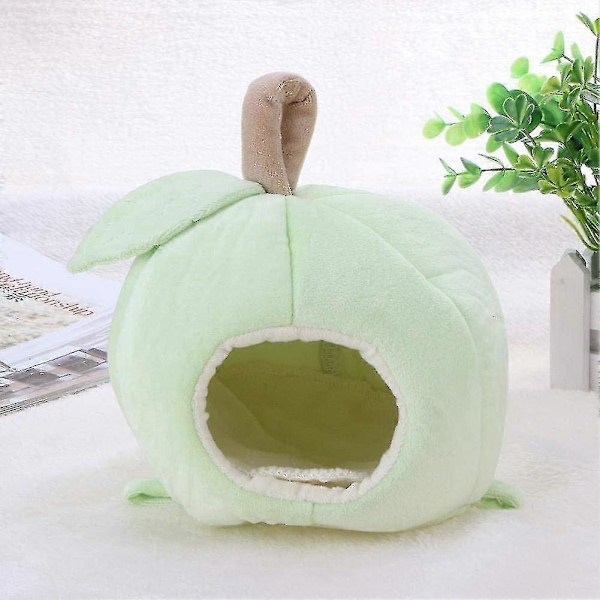Litet Djur Marsvin Hamster Säng Hus Bo Fruktformad Ekorre Igelkott Kanin Chinchilla Råtta Grön1st)