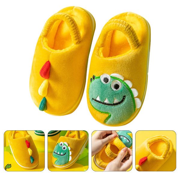 Barn Hem Tofflor Barn Dinosaur Tofflor Toddler Tofflor 22