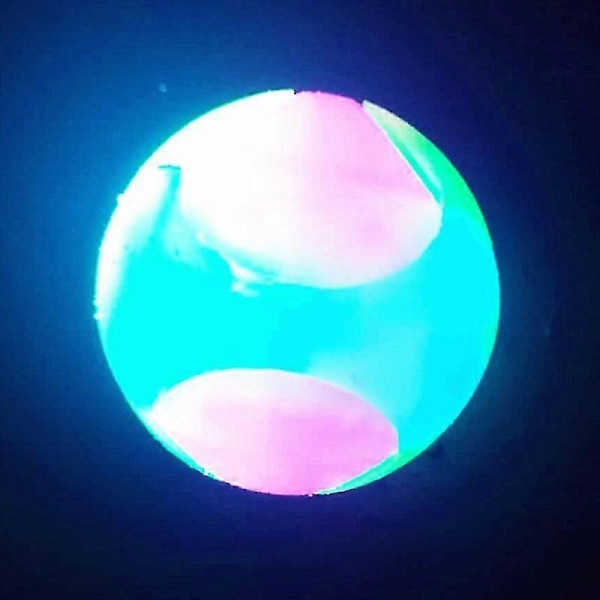 LED Lysande Hundleksaksbollar Blinkande Elastisk Boll LED Molarboll Glödande Boll Husdjursfärg Ljusboll Interaktiva Leksaker För Katter Hund