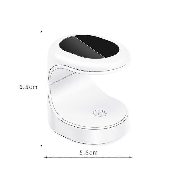 UV LED Mini Nagellack Härdningslampa USB Portabel Enkel Fingernageltork