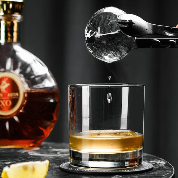 Gammaldags handblåsta whiskyglas, 310 ml