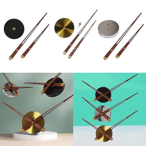Quartz Klockrörelse DIY Klockreparationssats Lång Axel Quartz Klockrörelse