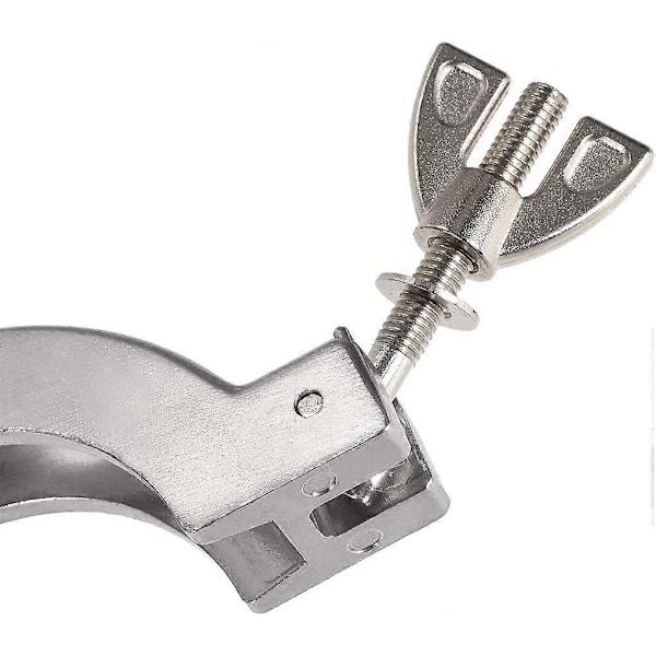 2 st Aluminium Vakuumklämma 68mm X 46mm KF40 Enkelstiftklämma Vingmutter med Centreringsring för Ferrule TC