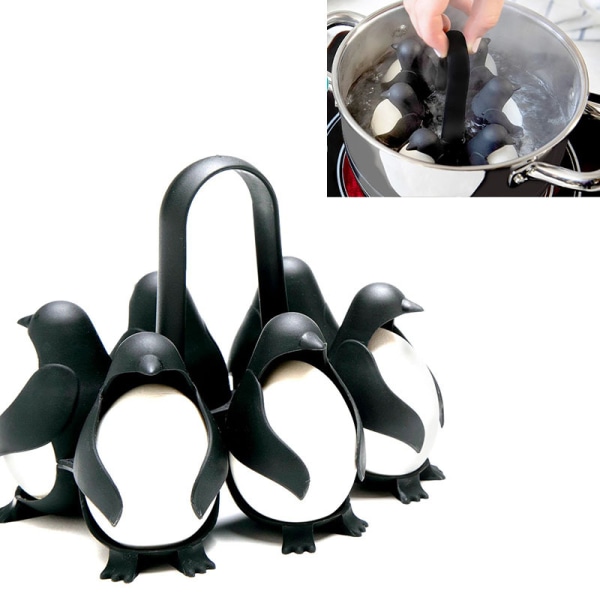 Pinguinformad 3-i-1 kokare och äggställ