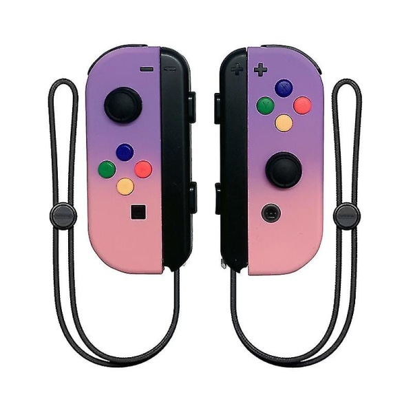 Spelhandtag Kompatibelt med Ns Switch Joycon Trådlös Bluetooth Rosa Fullfjädrad