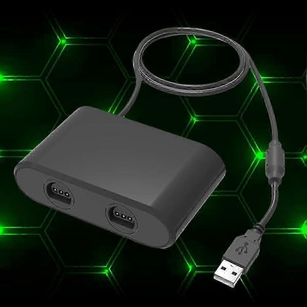 Trådlös N64-handkontrolladapter Kompatibel med Switch OLED, PC Windows, USB, Grå