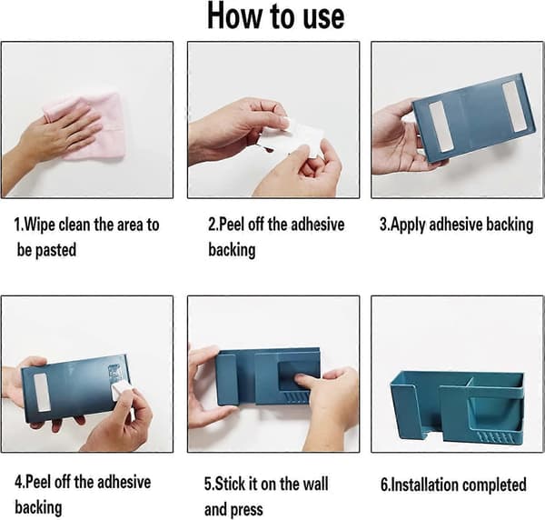 2-pack mobiltelefon vägghållare