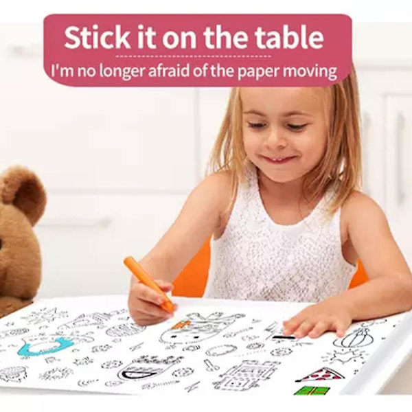 Rullpapper för barn att rita på, färga och måla på, DIY-papper för färgfyllning Groceries