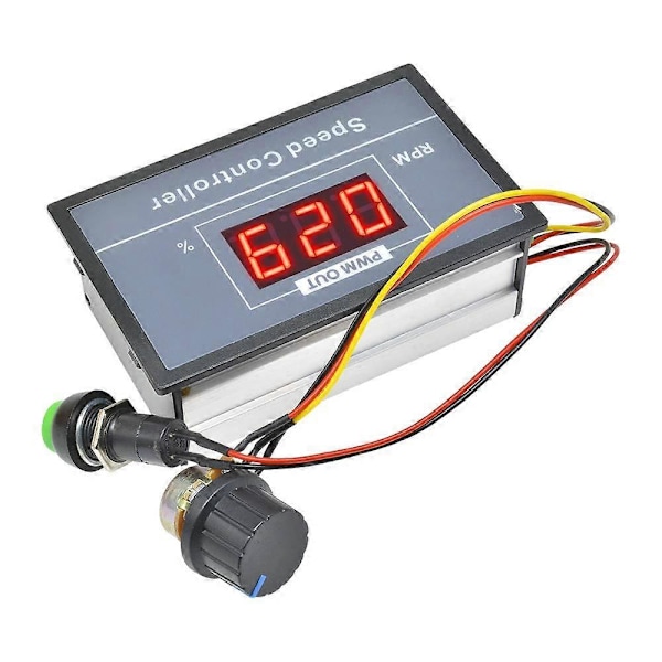 PWM DC Motorvarvtalsregulator (PWM) DC 6-60V 12V 24V 36V 48V 30A Justerbar Motorvarvtalsregulator