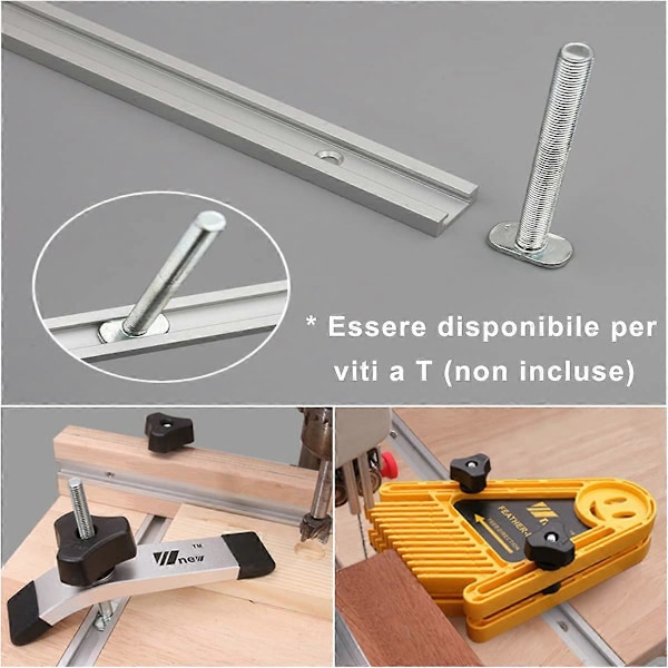 T-spår Frässpår, 2 st T-spår Frässpår, Aluminium T-spår, T Aluminiumlegering, Aluminiumlegering T-spår, T-spårsskena, T-spår Frässpår, T-skena fräs