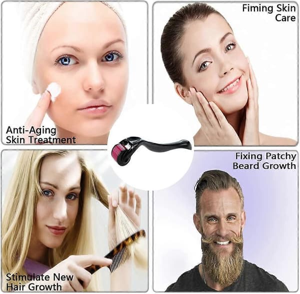 3-pack 540 Titanium Microneedling Ansiktskit För Ansikte, Kropp
