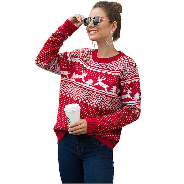 The Little Tailor Fairisle Print Christmas Jumper M