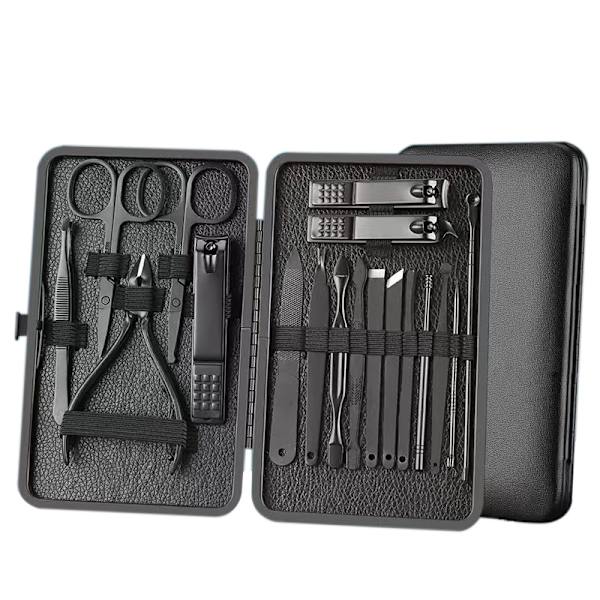 18 delar Professionell Manikyr Nagelklippare Set - Porta