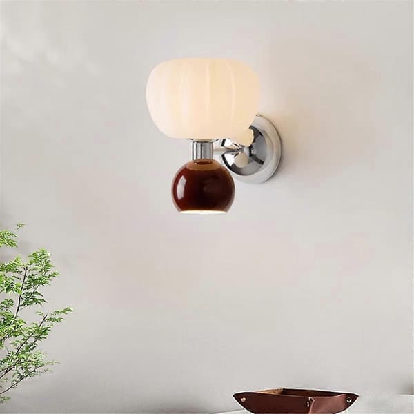 Heminredning Vägglampor Järn Material Väggbelysning Modern Mjuk Stil Pumpaform Sovrum Lustrar