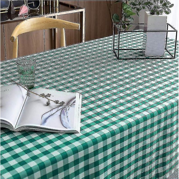 Rutiga Duksduk Rektangel - Fläcktålig, Vattentät Och Red 90cm*90cm
