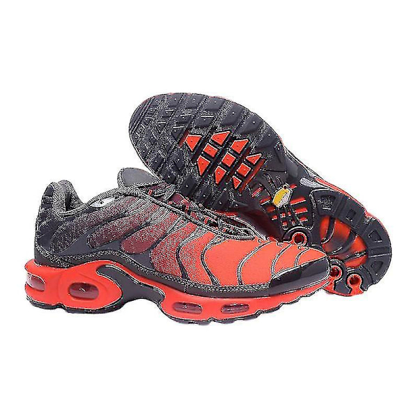 Casual Tn Sneakers för män - Löparskor med luftkudde för utomhussporter - Andningsbara och moderiktiga atletiska skor för män Newway white 37.5