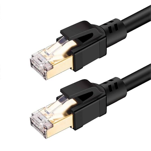 Cat 8 Ethernet-kabel, LAN RJ45 Nätverkskabel SFTP Hastighet 40 Gbps / 2000Mhz (1M)