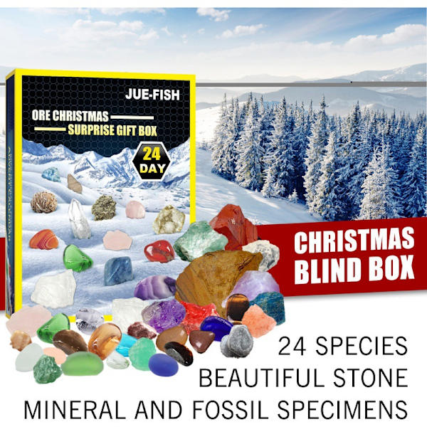 National Geographic Äventyrskalender med ädelstenar - Healing Crystal Adventure Blind box