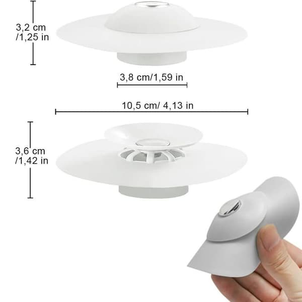 Badkarsproppar, 6 universal avloppsproppar, silikon avloppssil
