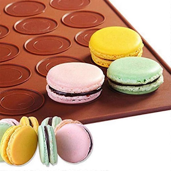 Macarons Bakmat Bakset för Att Göra Hemmagjorda Macarons Matta (2 ST)