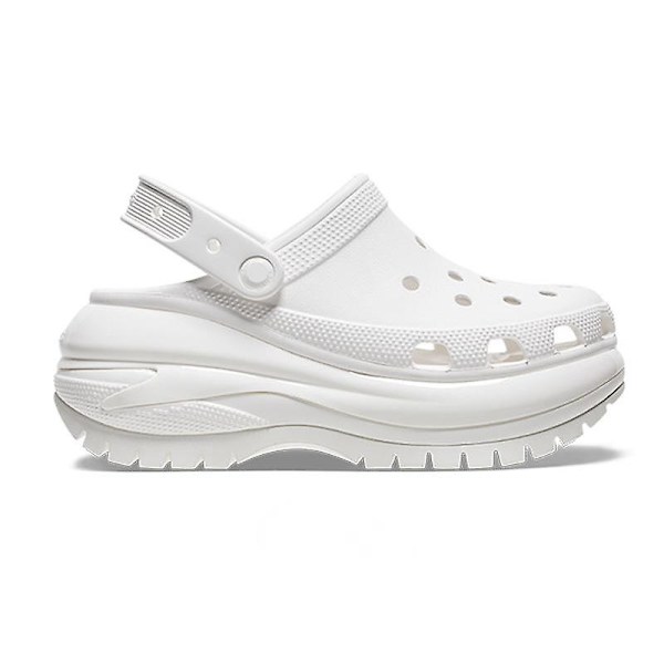 Kvinnors Klassiska Mega Crush Clog Tjocka Eva Platformskor Tjocka S white 39-40