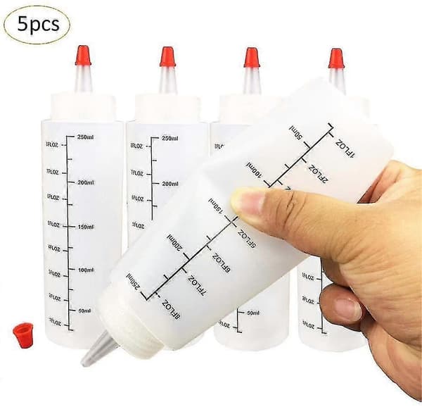 5 stycken 250 ml Droppflaska Vätskeflaska