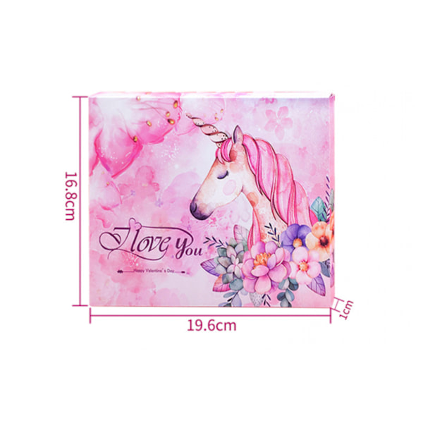 2024 Unicorn Blind Box 24 Hours Countdown Calendar Box Diy Colorful Cr