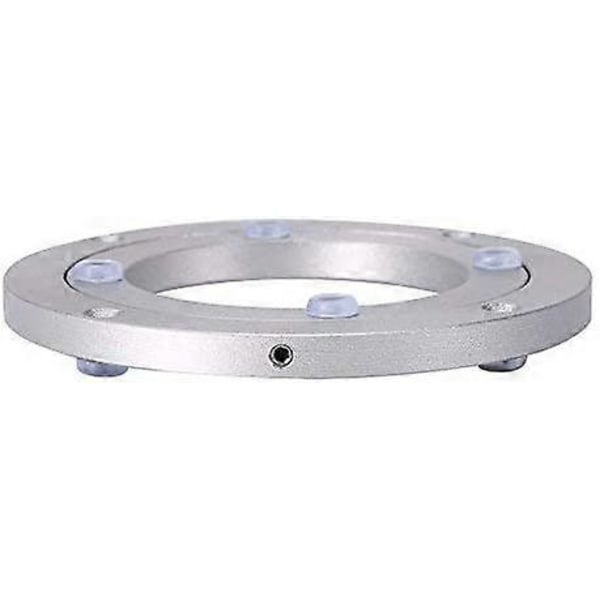 Smidig roterande platta av aluminiumlegering, Lazy Susan för kalejdoskopvisningar [25 cm] Möbelkuddar