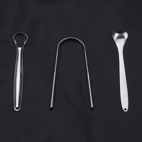 5-pack tungskrapa hjälper din munhygien