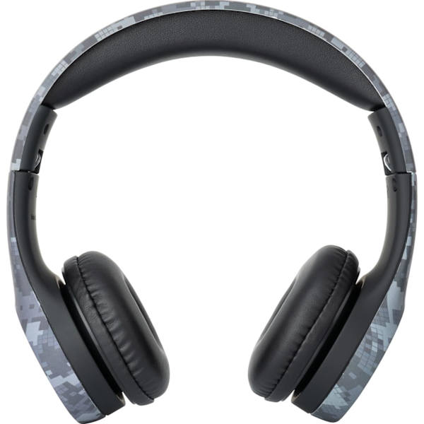 Snug Play+ Barnhörlurar med volymbegränsning för småbarn (pojkar/flickor Black Digi Camo