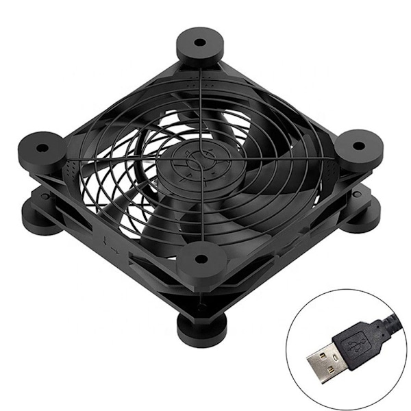 USB-fläkt 5V Liten Mini Justerbar Hastighet
