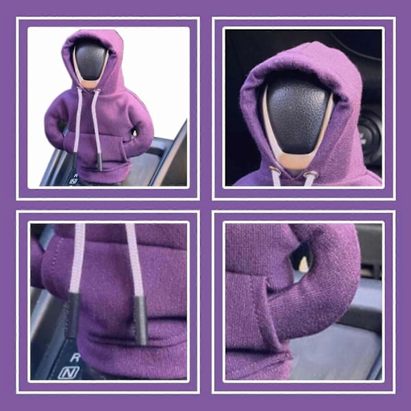 Växelspakshoodie, Universell Bilväxelspaksknoppskydd Växelspakshoodie, Växelspaksknopp Hoodie Skydd Bilinteriör Hoodie