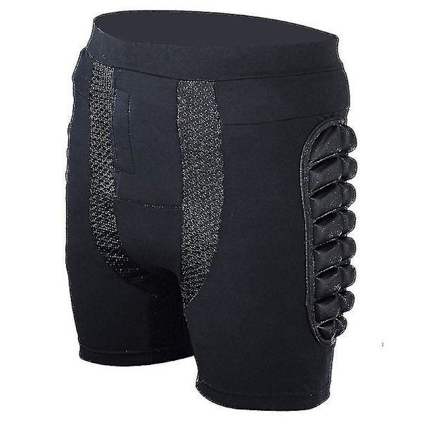 Hip-skyddande Shorts med EVA-vaddering, Skyddande Korta Byxor för Skidåkning, Ishockey 2xs