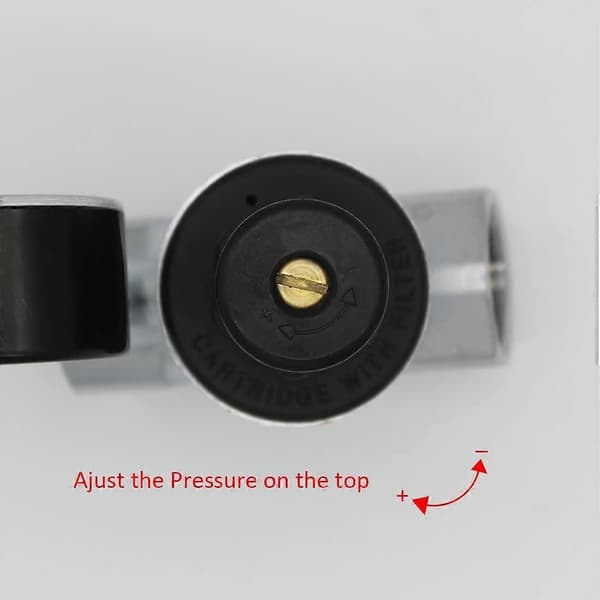 DN20 vattenreducerare 3/4 tum vatten tryckregulator med manometer