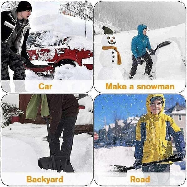Bärbar snöskyffel för uppfart