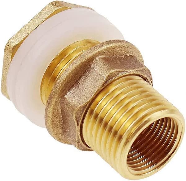 2 st Vattengenomföringar 4,2 cm 1/2\" Mässing Vattenanslutning