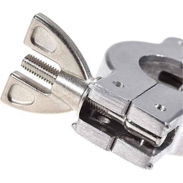 2 st Aluminium Vakuumklämma 68mm X 46mm KF40 Enkelstiftklämma Vingmutter med Centreringsring för Ferrule TC