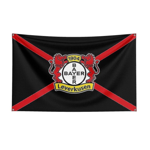 3x5 Bayer 04 Leverkusen Flagga Polyester Tryckt Racing Sport Banner För Dekoration February3 60 x 90cm A