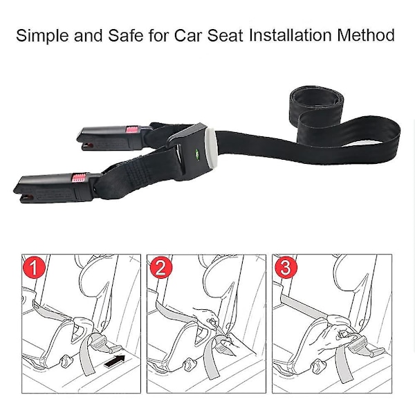 Allmän Isofix-Rem för Barnstol, Ltuikhq Isofix Bälte Onebutt