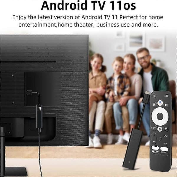 GD1 Android 11.0 TV ATV Quad Core Röststyrning Smart Hemmaspelare