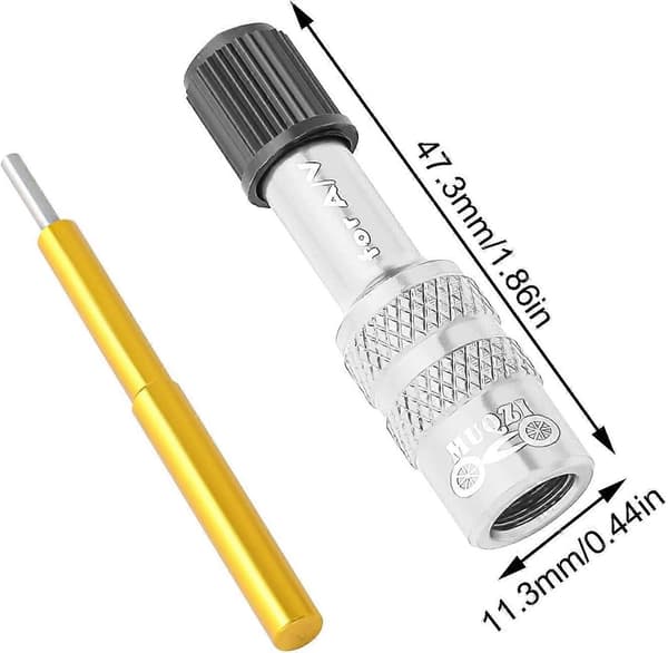 Ventiladapter för Cykeldäck, Adapterkit med Standardpump eller Luftkompressor