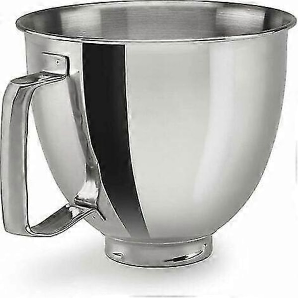 Rostfri skål kompatibel med Kitchenaid Tilt-head Mixer 4,5-5 Quart, kompatibel med Kitchenaid blandningsskål, diskmaskinsäker_SJJYV