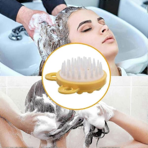 Silikon Hårbotten Massageborste kompatibel med Hårvård & Avkoppling