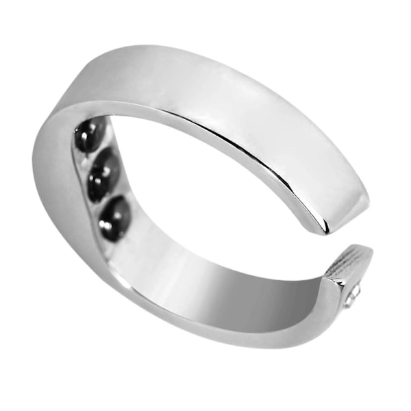 Anti Snoring Ring Stopper Sovhjälpmedel Andningshjälp Akupressur Behandling Sluta Snarka Enhet L