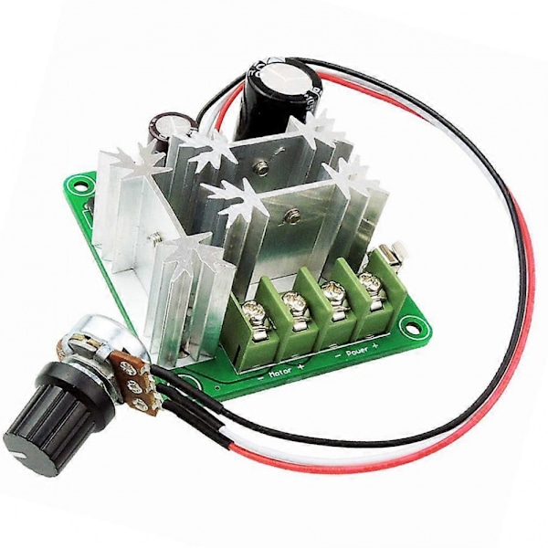 6V-90V 15A DC Motorvarvtalsreglering 16KHZ PWM-styrenhet Varvtalsregulatormodul Stöd PLC-styrning
