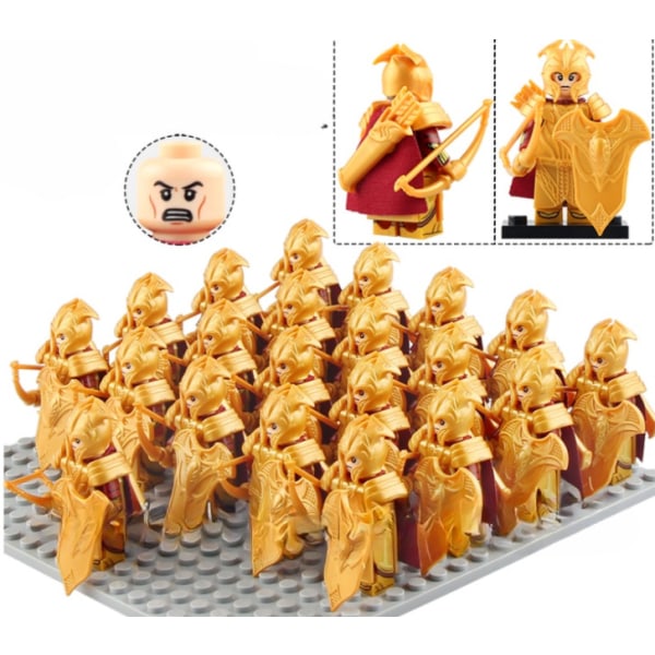 Militärfigur byggstenar Antik romersk krigare serie Spar 381